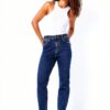 Bestseller Jeans Femme Bleu Coupe Droite Longueur Cheville-6