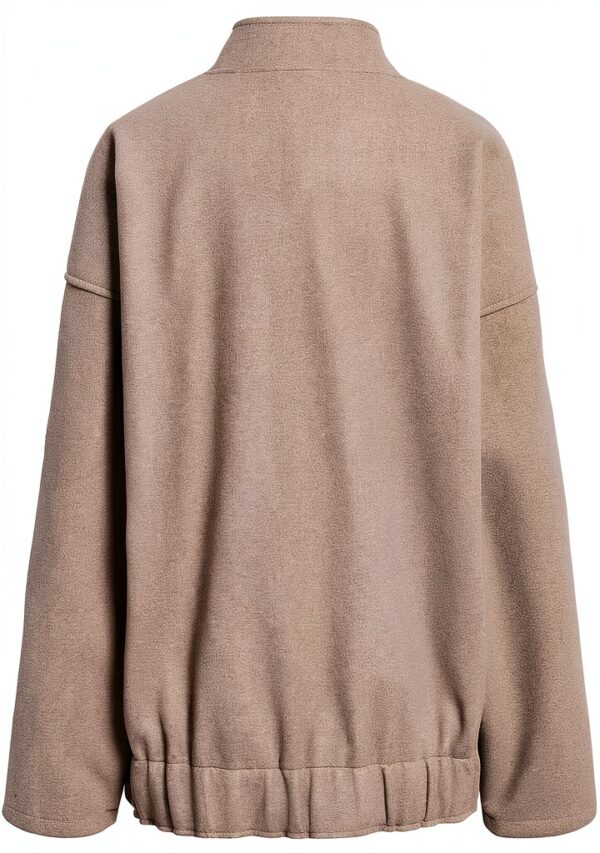 Blouson femme NMHALSTON col haut coupe oversize décontracté-1