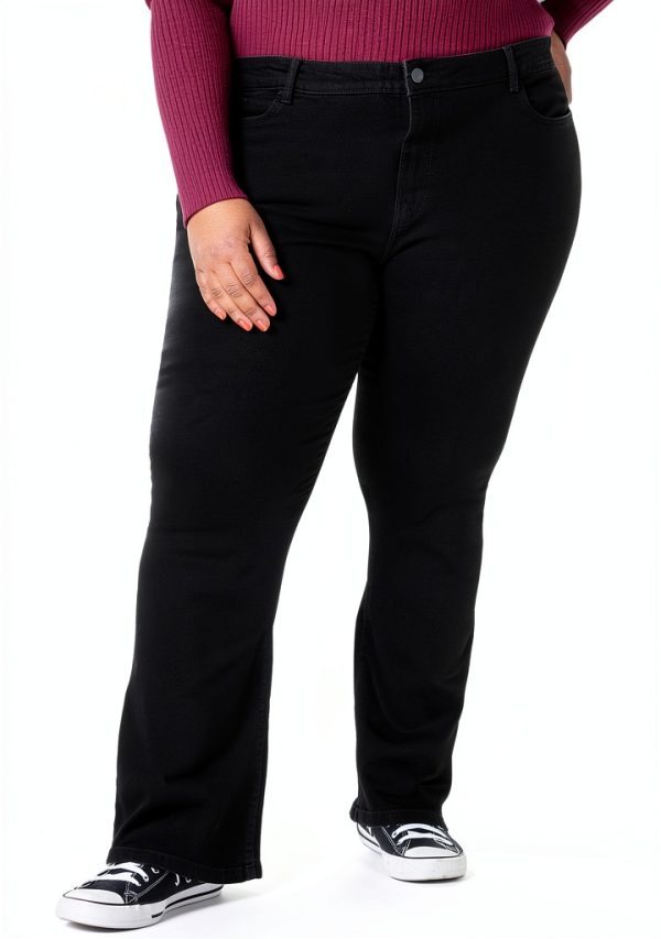 NOISY MAY Jeans Femme Taille Haute Coupe Skinny Noir