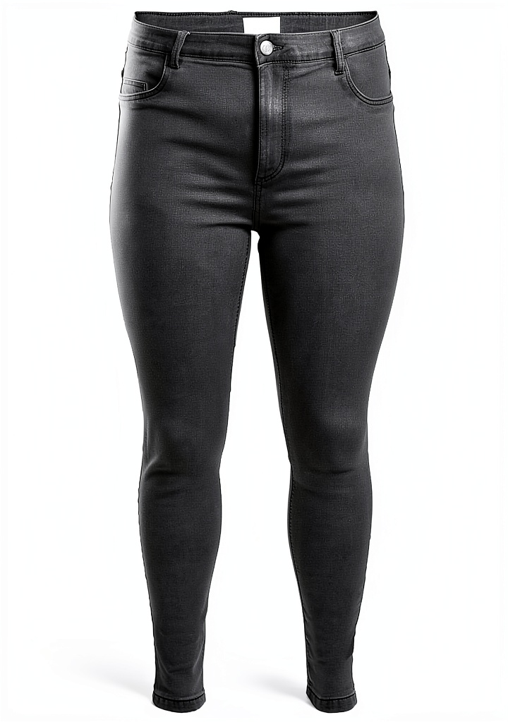 NOISY MAY Jeans Femme Gris Clair porté dans un cadre de travail quotidien, montrant le tombé et la couleur
