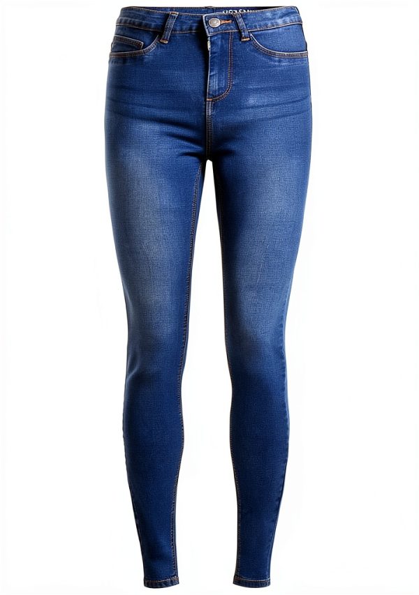 NOISY MAY Jeans Femme Skinny Bleu Stretch Confortable
