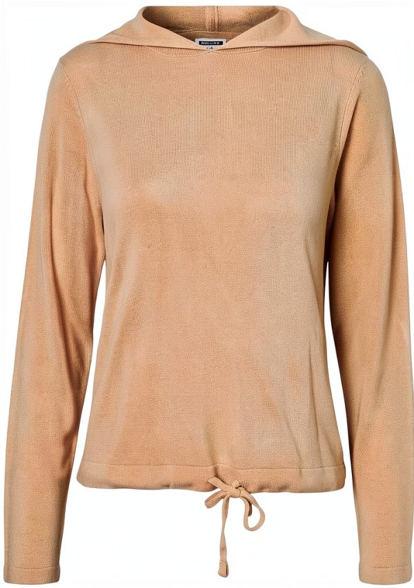 Sweat à capuche femme NOISY MAY pull tricot uni confortable