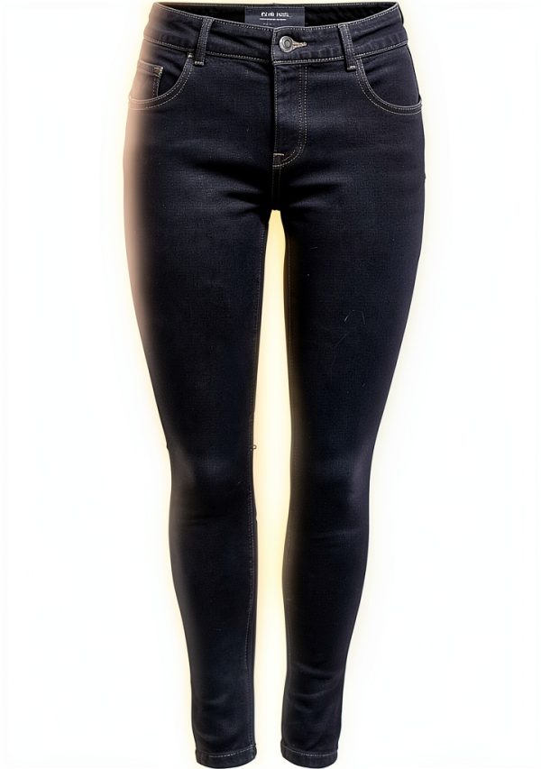 NOISY MAY Jeans Femme Skinny Noir Taille Normale