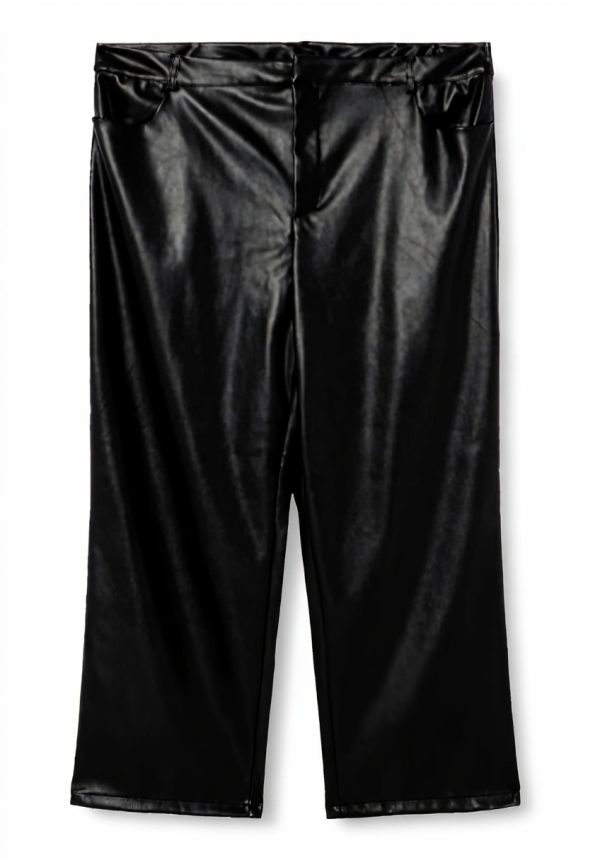 Pantalon femme Noisy may Nmandy Yolanda PU Noir grande