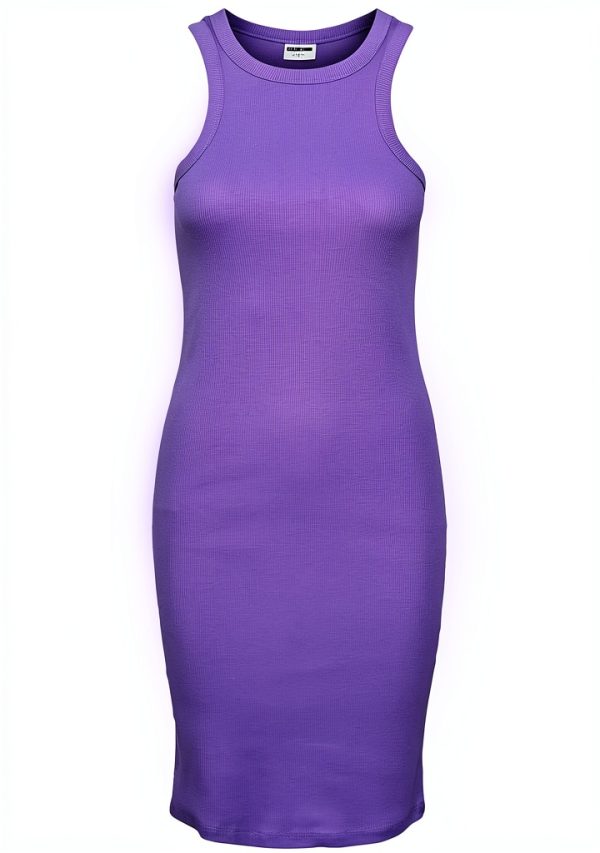 Robe Noisy may Femme Tissu Côtelé Coupe Ajustée Paisley