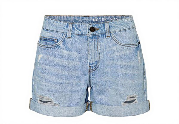 Shorts femme Noisy May jean déchiré confortable été