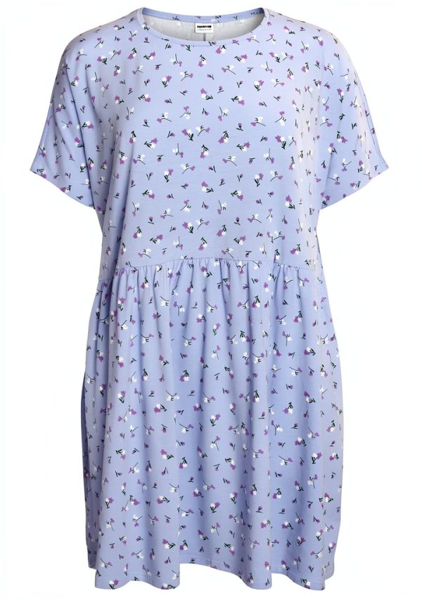 Robe NOISY MAY jersey col rond manches courtes coupe ample