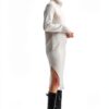 Robe tricot femme Bestseller col roulé polyester recyclé-3