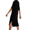 Robe Noisy May mi-longue col rond coupe classique femme-3
