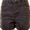 Shorts femme Bestseller noir design 5 poches confortable-8