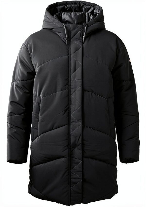 Manteau Femme StreetWear Coupe Classique Noir Marron-0