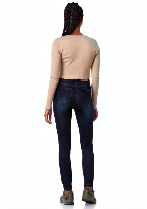 Bestseller Jean Femme Coton Extensible Fermeture Éclair-4