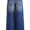 Jean Noisy May Denim Bleu Femme Coupe Large-1