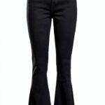 Jean femme noir Bestseller coupe évasée taille XS-0