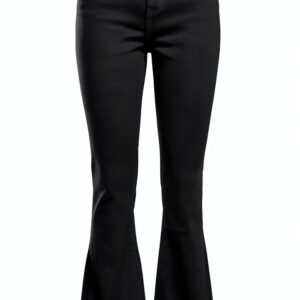 Jean femme noir Bestseller coupe évasée taille XS-0