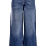 Jean Noisy May Denim Bleu Femme Coupe Large-0
