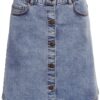 Jupe en jean Bleu-clair femme Bestseller A/S-0