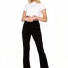 Pantalons femme noir Bestseller A/S confortable-7
