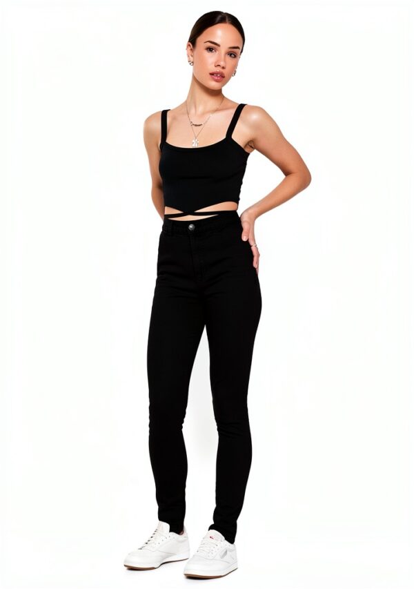 Jean femme slim stretch Bestseller coupe super slim-4
