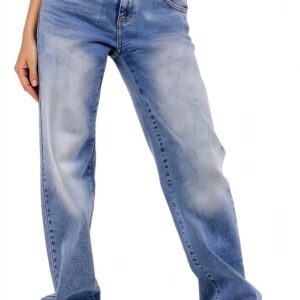 Jean femme loose fit Bestseller Bleu 30W/32L-0