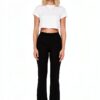 Pantalons femme noir Bestseller A/S confortable-4