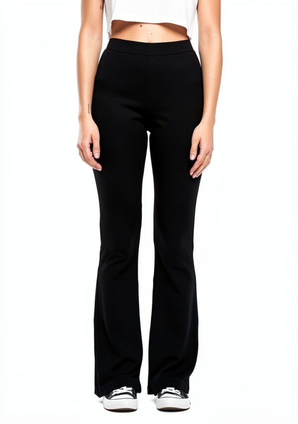 Pantalons femme noir Bestseller A/S confortable-3