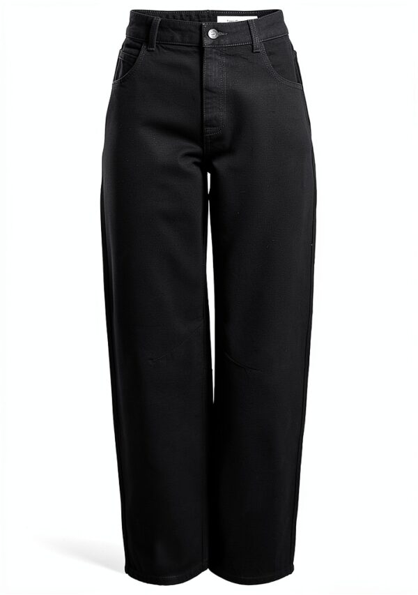 Vêtements femme Noir Noisy May coupe baril haute-0