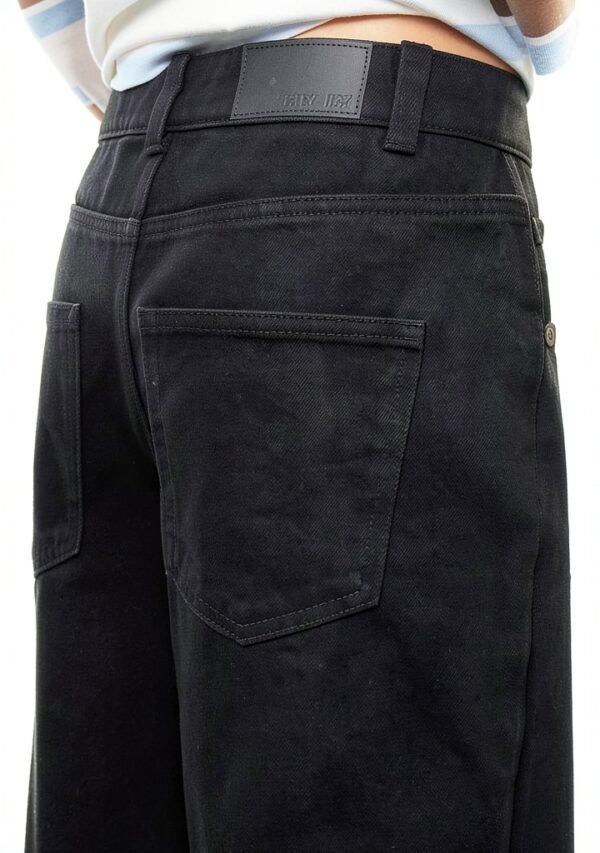 Vêtements femme Noir Noisy May coupe baril haute-2