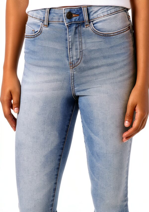 Jean Denim Bleu Jeans Clair Femme-6