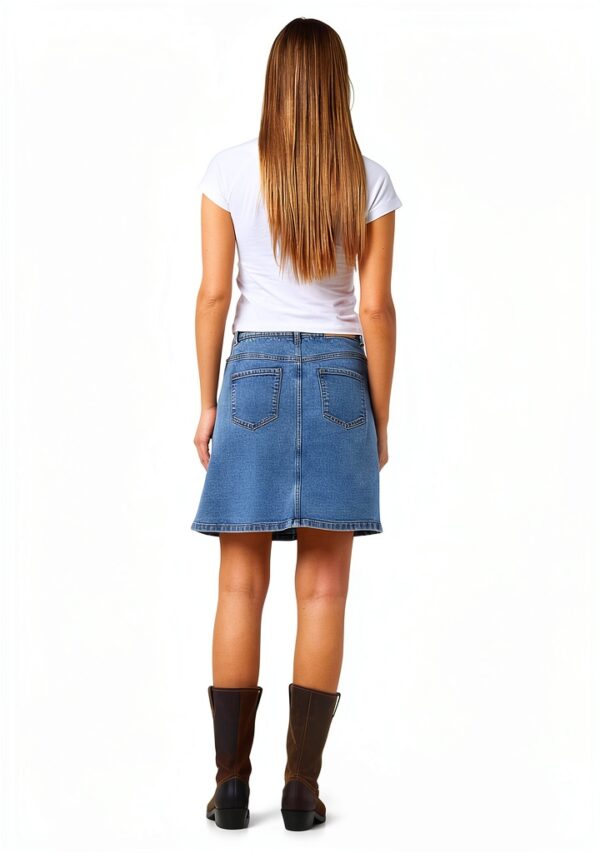 Jupe en jean Bleu-clair femme Bestseller A/S-2