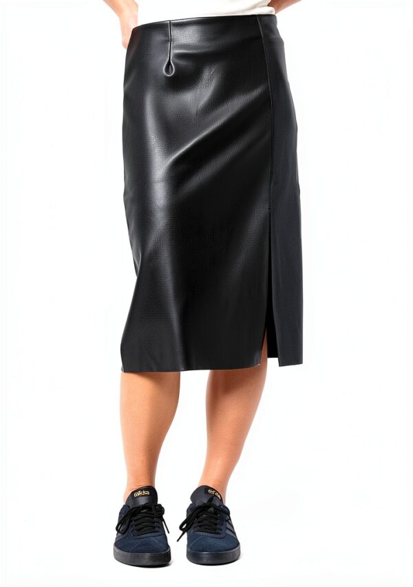 Jupe femme noir stretch Bestseller élastique-3