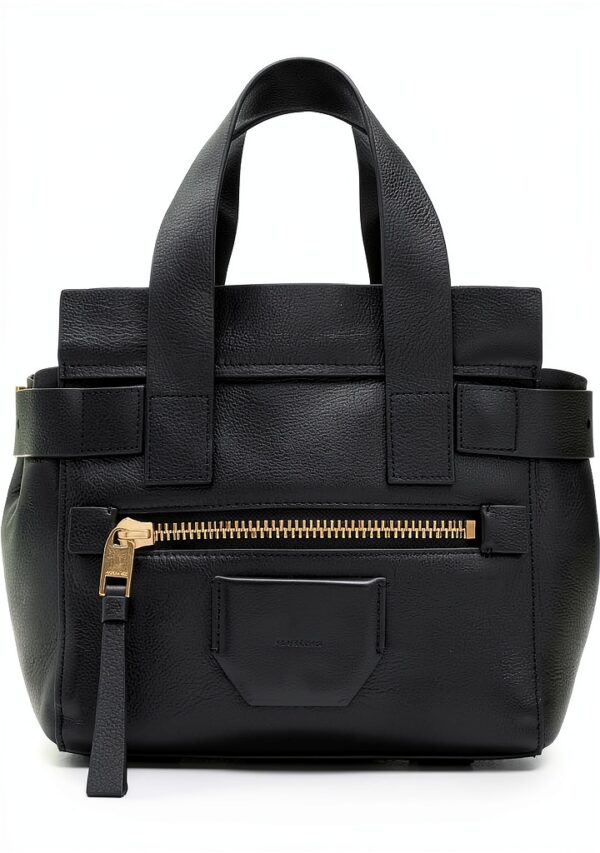 AllSaints Perez Mini Sac Noir-0