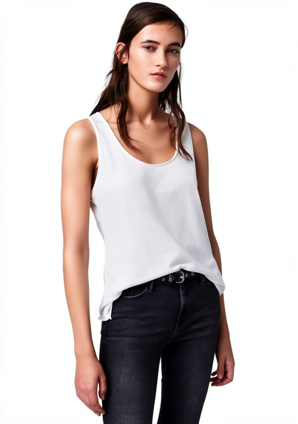 AllSaints Emelyn Tonic Débardeur sans manches en coton pour femme-0