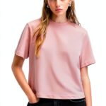 AllSaints T-shirt boxy Lisa pour femme surdimensionné en coton bio-0