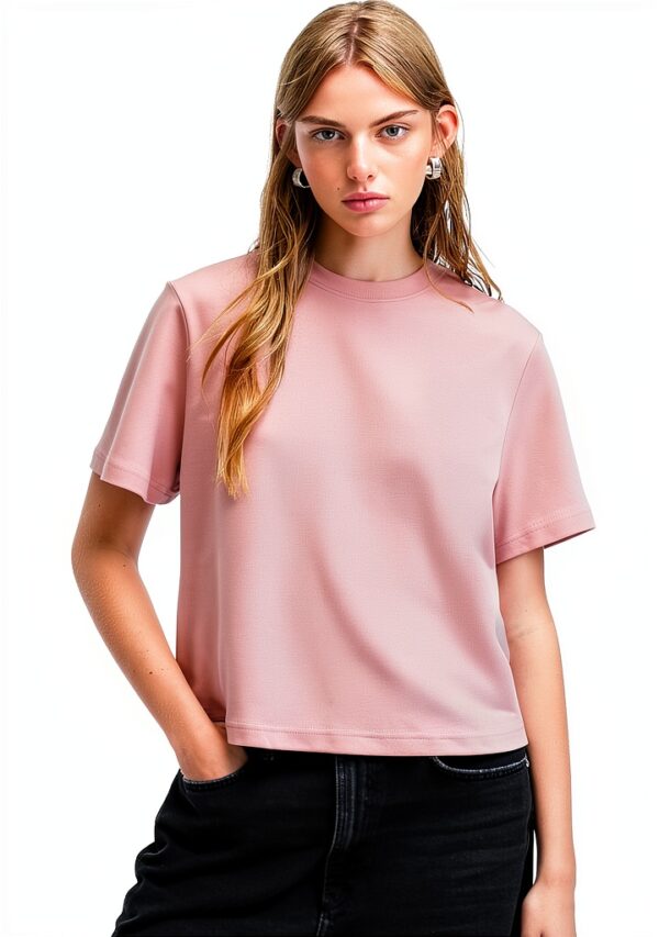 AllSaints T-shirt boxy Lisa pour femme surdimensionné en coton bio-0
