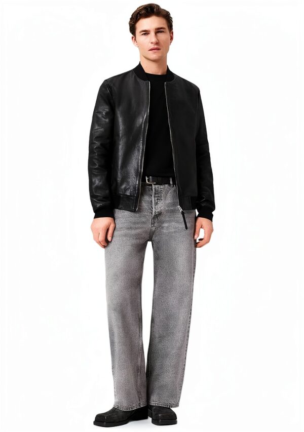 AllSaints Morten Bomber Bomber Jacket Homme-1