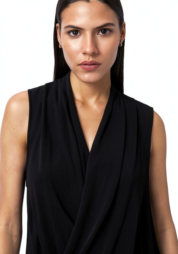 AllSaints Femmes Adaline Top Regular - Noir Taille UK 8/US 4-3