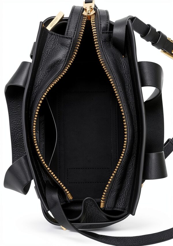 AllSaints Perez Mini Sac Noir-4