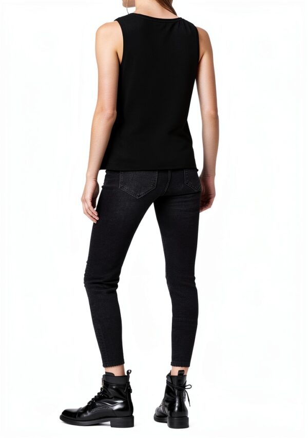 AllSaints Emelyn Tonic Débardeur sans manches en coton pour femme-2