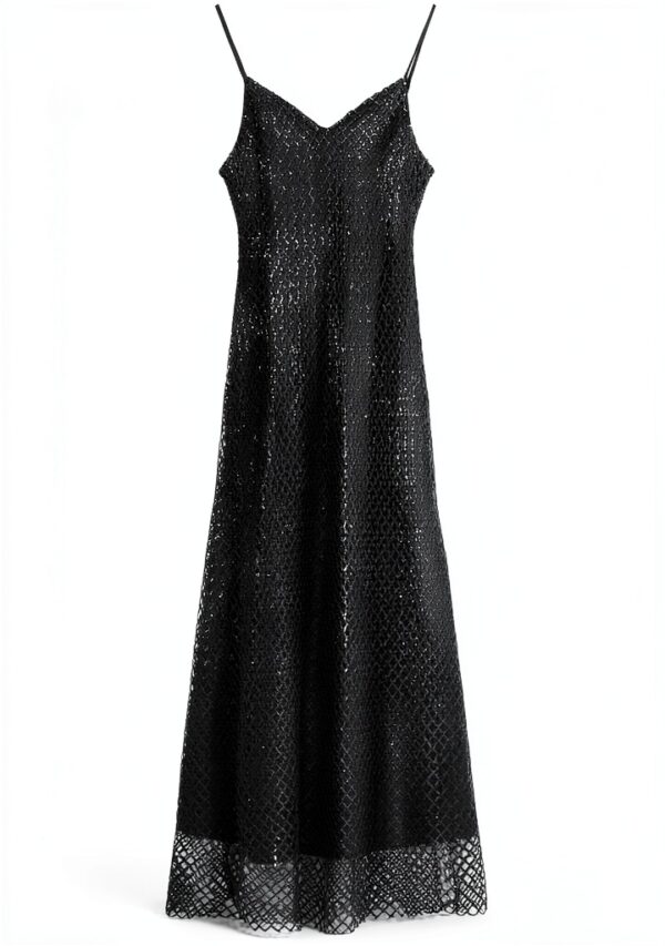 Robe Allsaints Chantelle Femme Vert Émeraude Taille 42 Casual-7