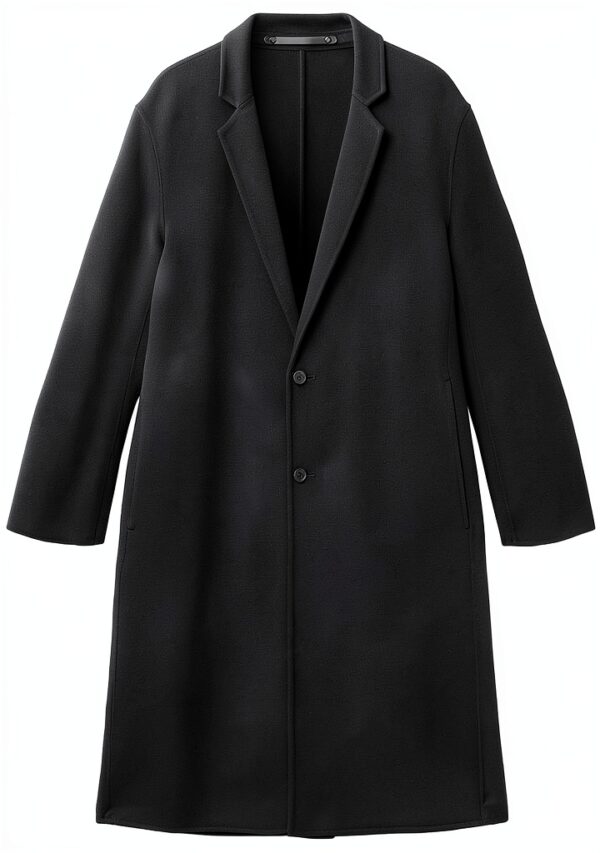 Allsaints Brax Coat Manteau Homme Noir Taille 46 Style Formelle-7