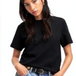 AllSaints T-shirt boxy Lisa pour femme surdimensionné en coton bio-0
