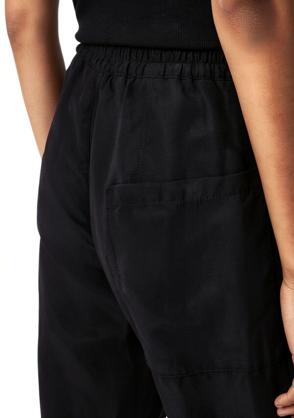 Allsaints Femmes VAL Tencel Trouser Ankle Pants Noir Taille UK 8-3
