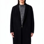 Allsaints Brax Coat Manteau Homme Noir Taille 46 Style Formelle-0