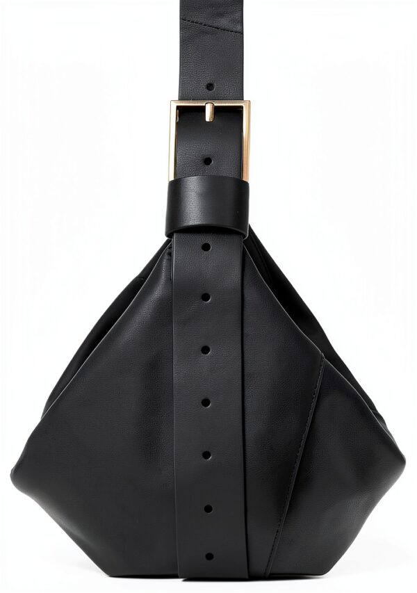 Sac à main AllSaints Luna bandoulière noir modèle W190XD taille unique-4