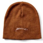AllSaints Bonnet avec logo brodé pour homme Couleur : vert olive poudré, Vert olive poudré, Taille unique-0